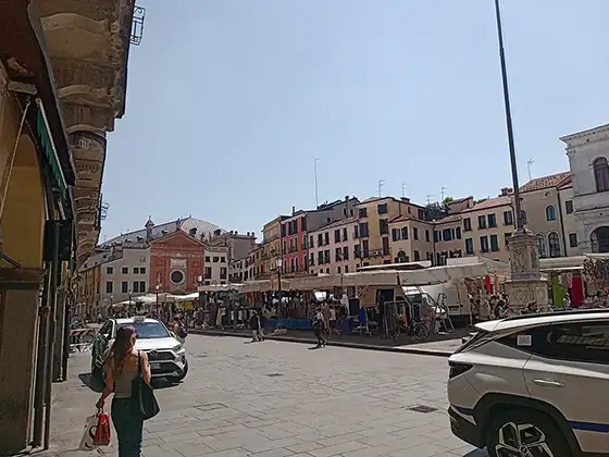 Marktplatz in Padova
